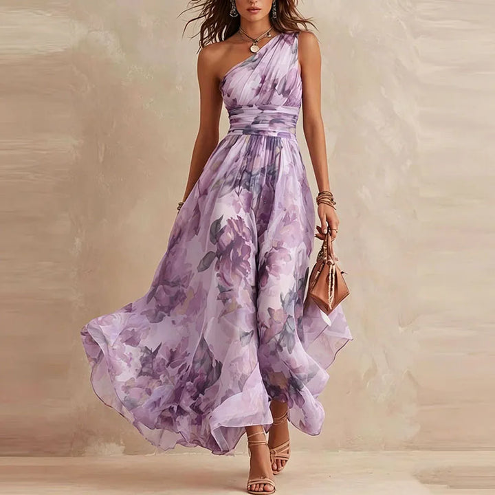 Marisela One Shoulder Maxi Dress