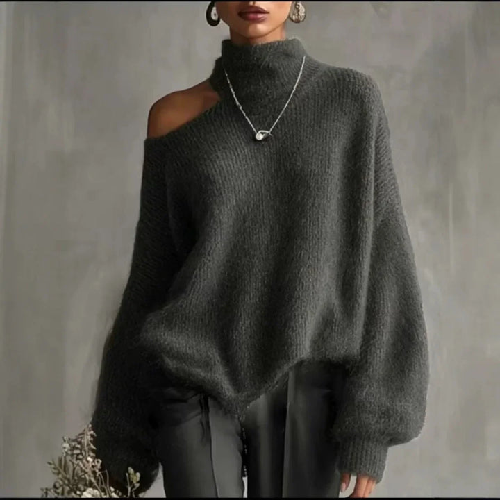 Emberly Cutout Shoulder Sweater