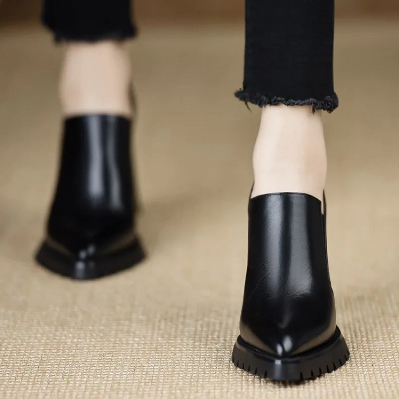 Xanthe Block Heel Pump