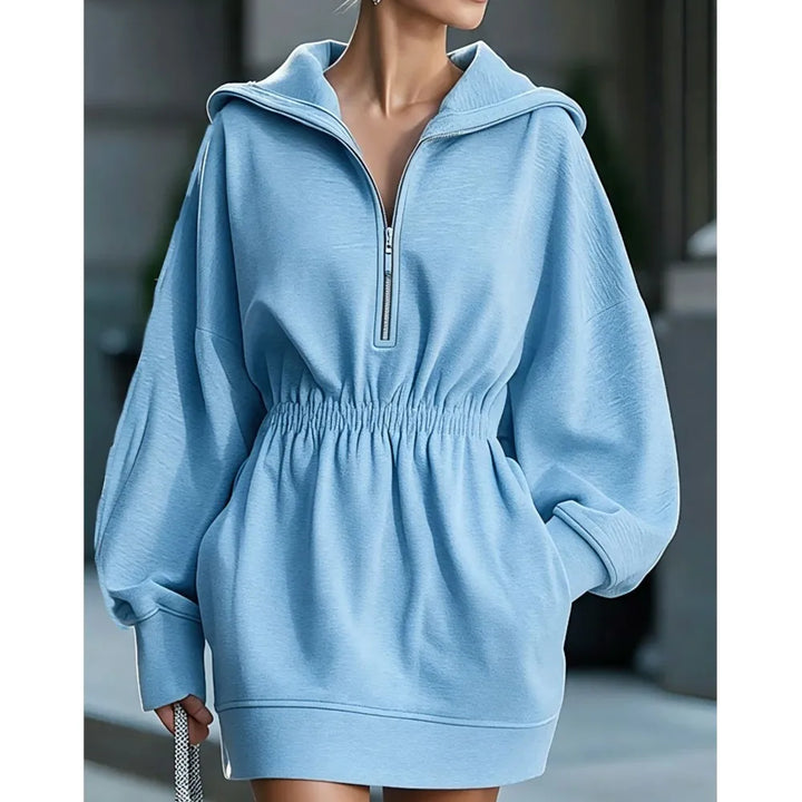 Caroline Cinched Waist Mini Dress