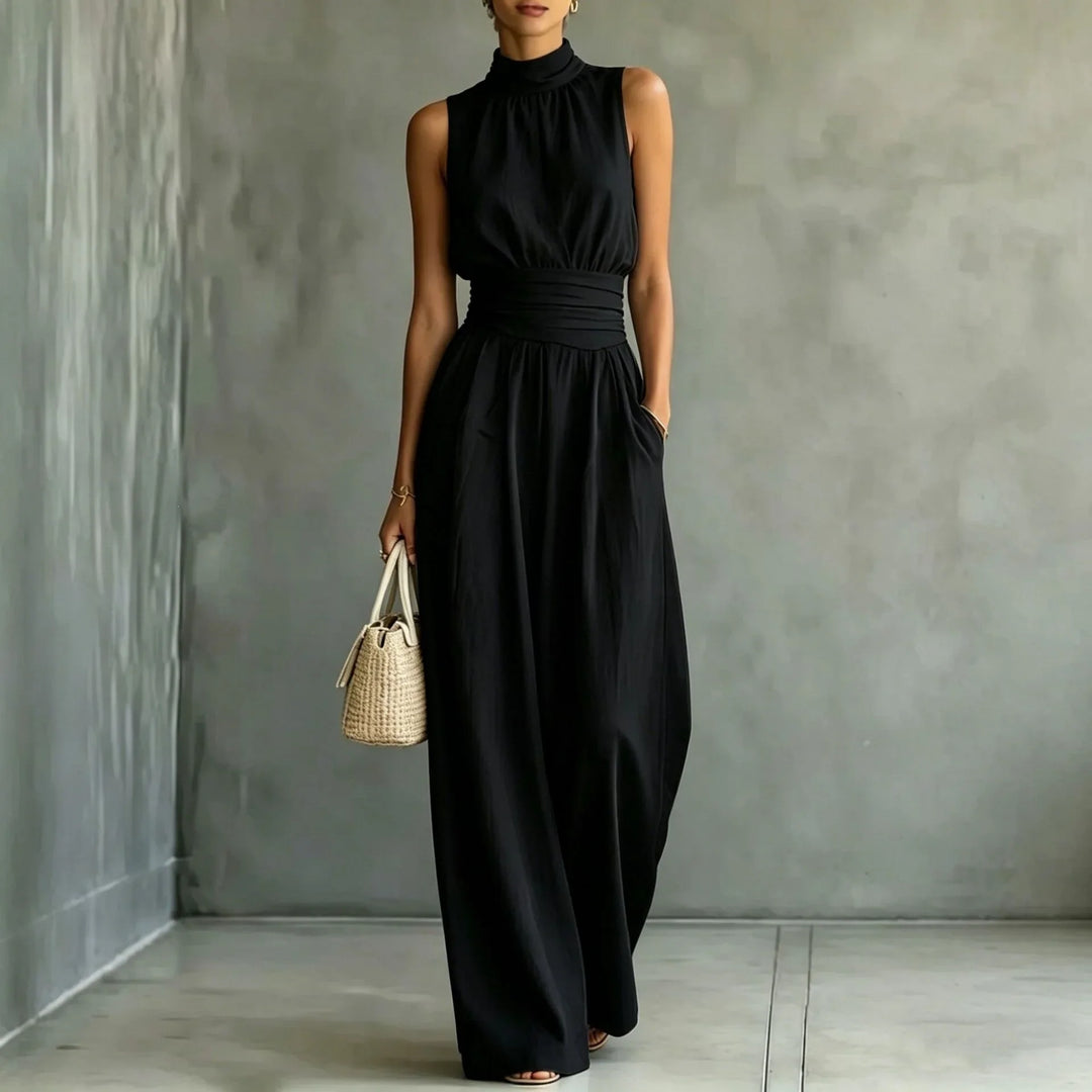 Eva Sleeveless Wide Leg Jumpsuit