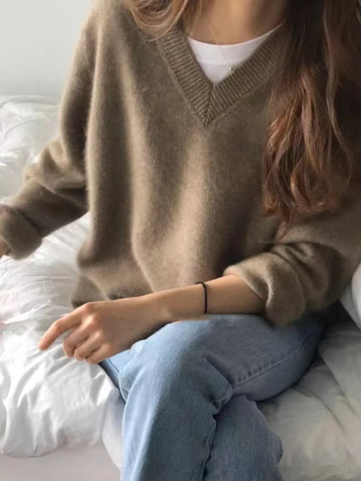 Odalys Casual V-Neck Sweater