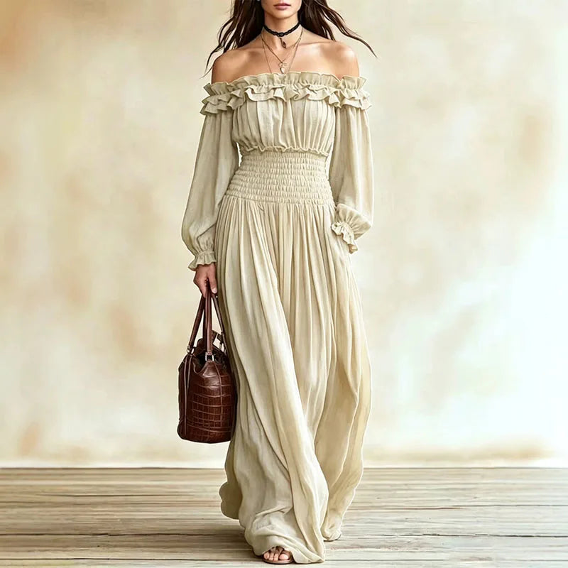 Umara Off Shoulder Maxi Dress