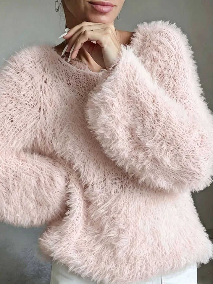 Milena Fuzzy Knit Sweater