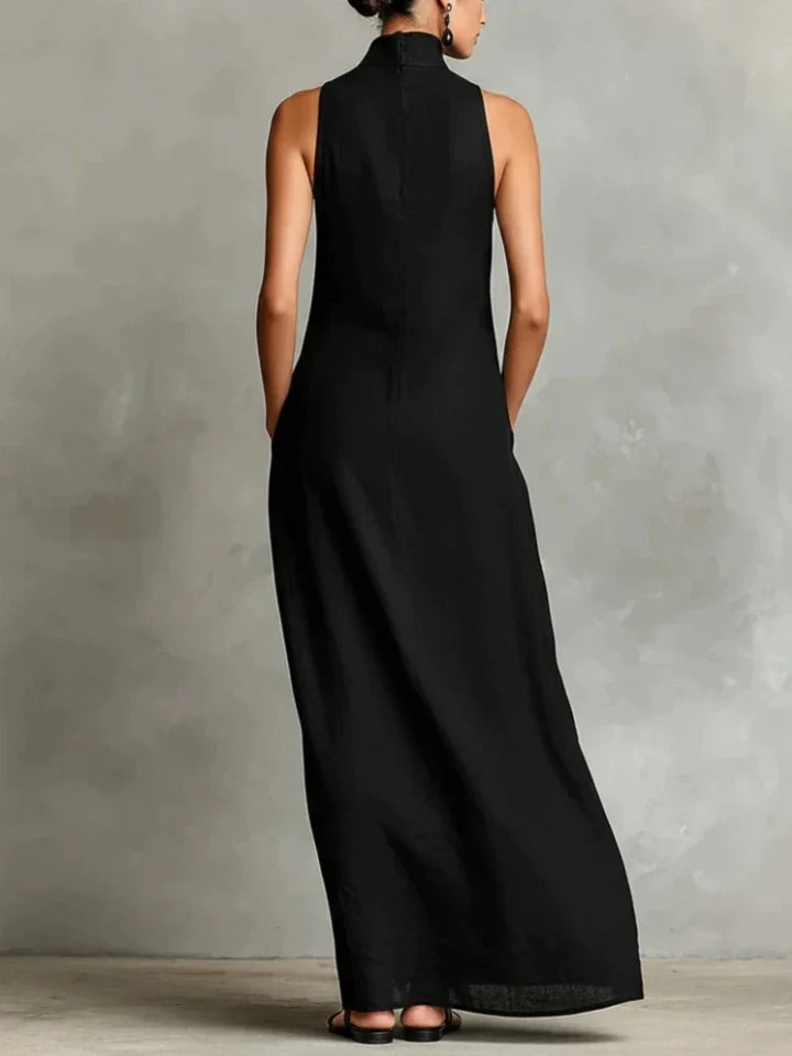 Mirelle Sophisticated Pocket Maxi Dress