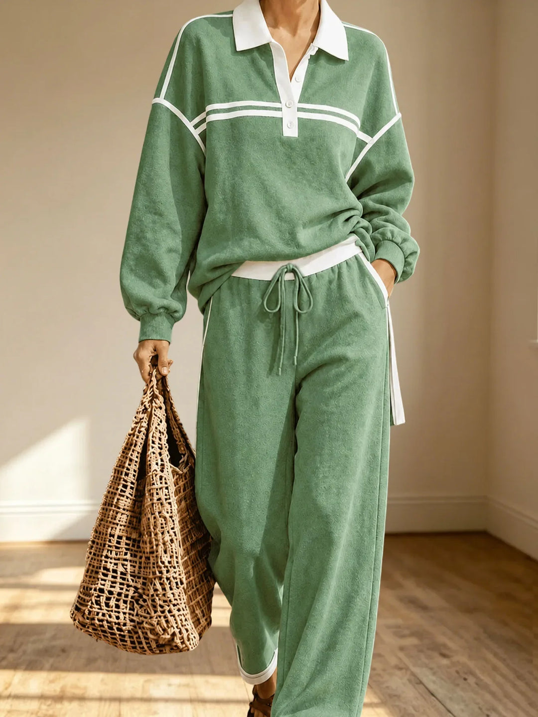 Yasleen Polo Activewear Set