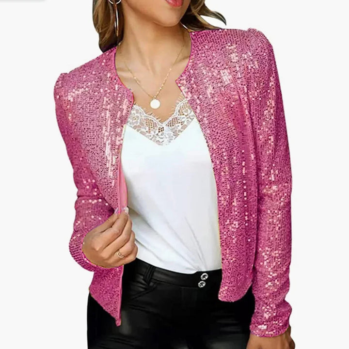 Adalina Sequin Crop Jacket