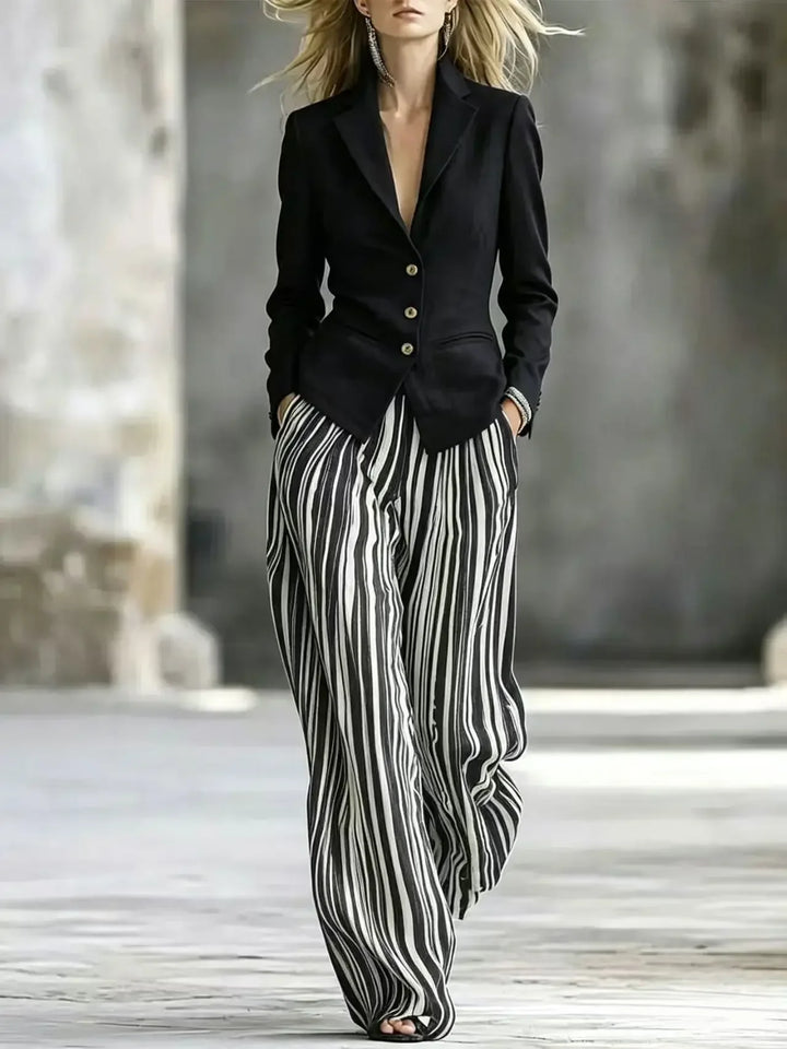 Rosamund Wide Leg Pant Suit