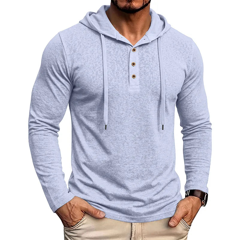 Corwin Drawstring Hood Pullover