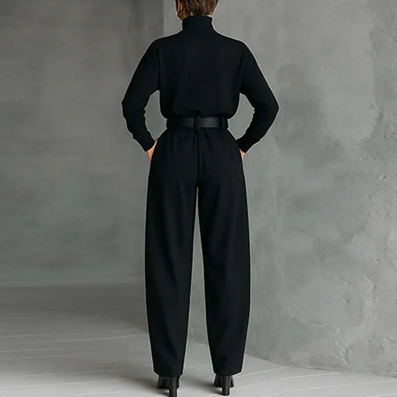 Laurel Elegant Turtleneck Pant Set