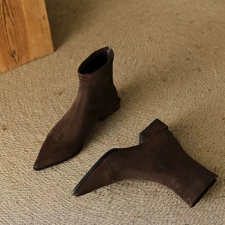 Sylvie Pointed Toe Ankle Boots