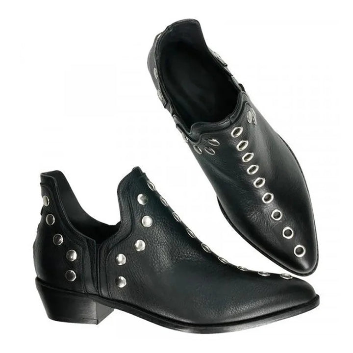 Marisette Stud Pointed Ankle Boot