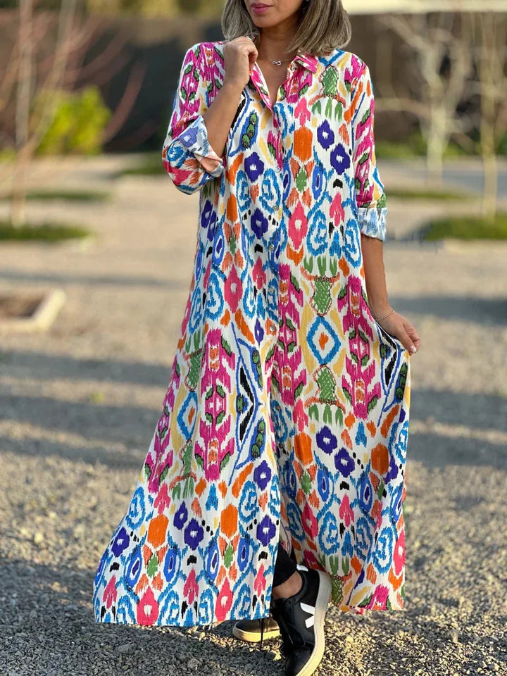 Rosalie Relaxed Bohemian Maxi Dress