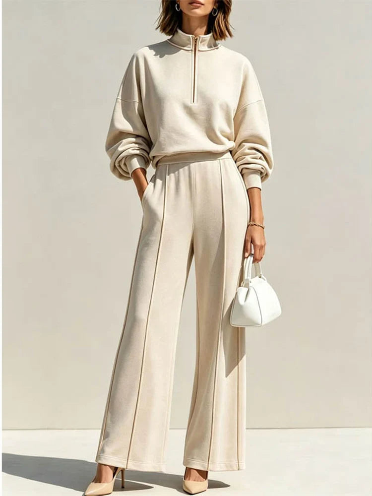 Marigold Quarter Zip Travel Set