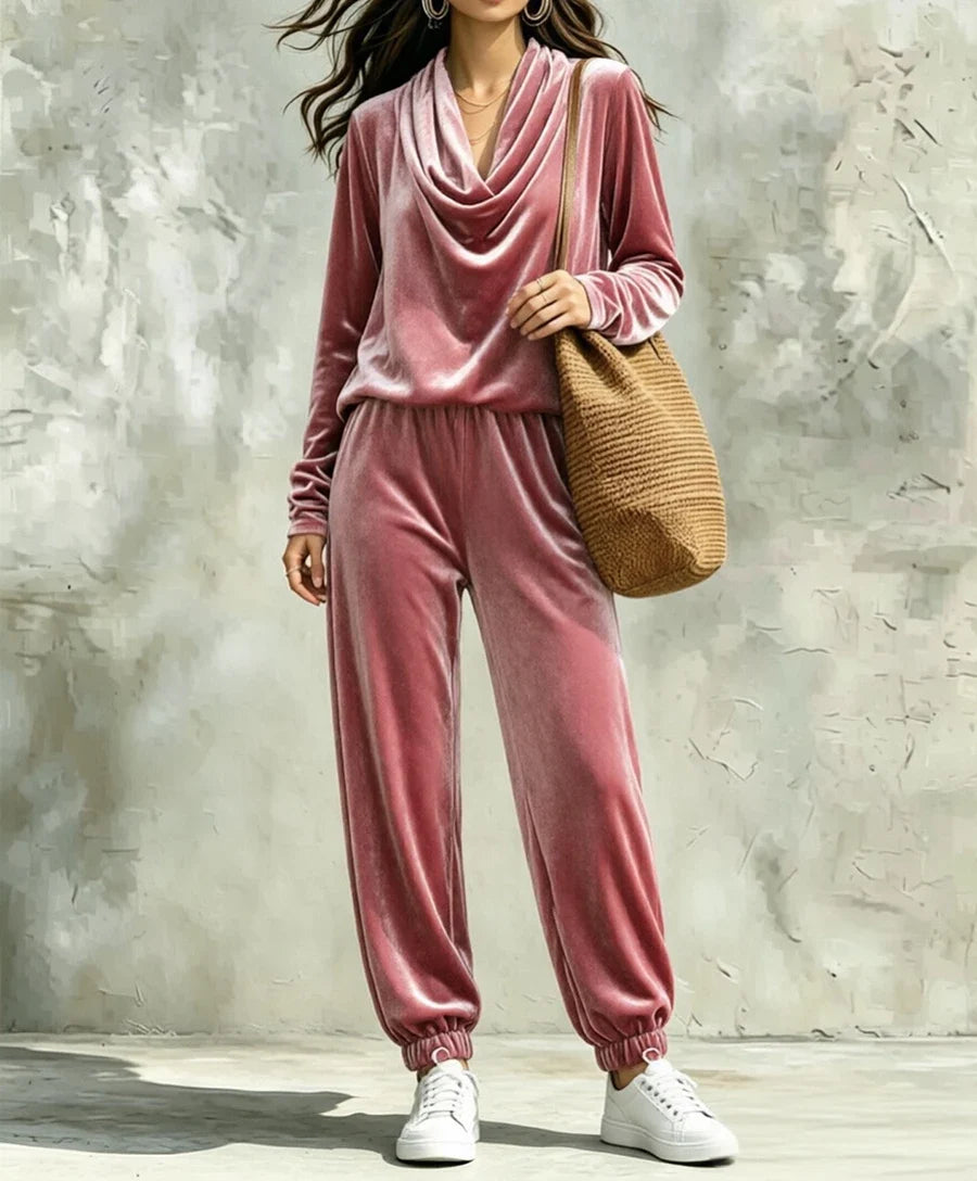 Kaylee Cowl Neck Pant Set