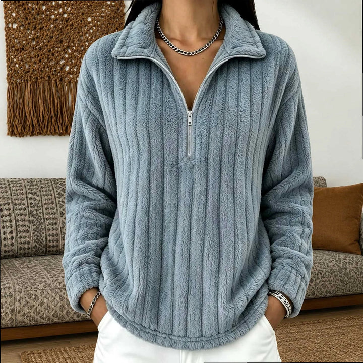Agathe Quarter Zip Pullover