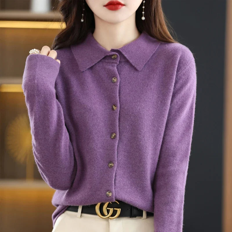 Dulcie Button Front Cardigan