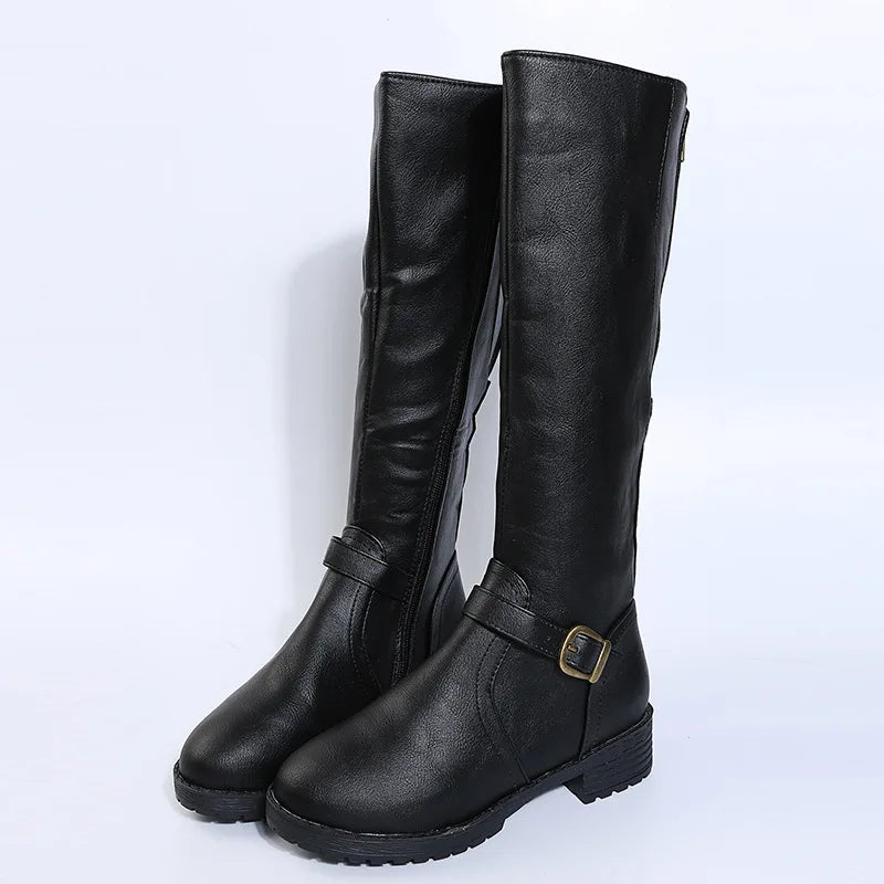 Cassia Side Zip Riding Boots