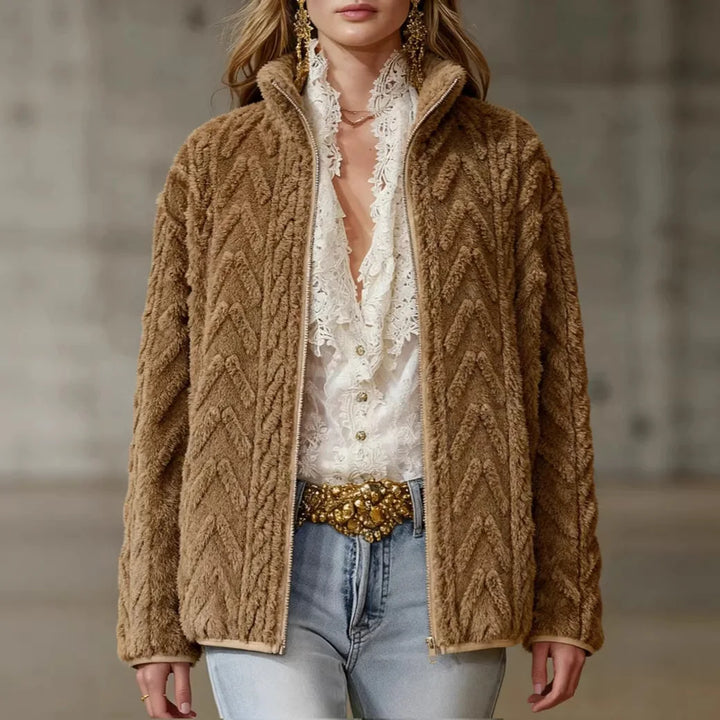 Marina Textured Fleece Jacket