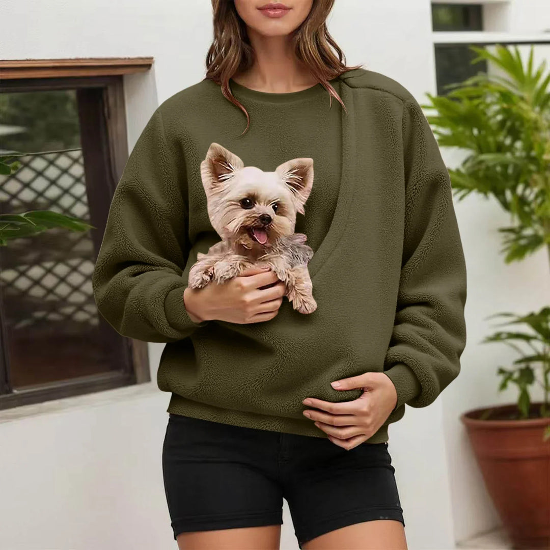Harlow Pet Pocket Pullover