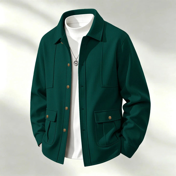 Sullivan Waffle Knit Shirt Jacket