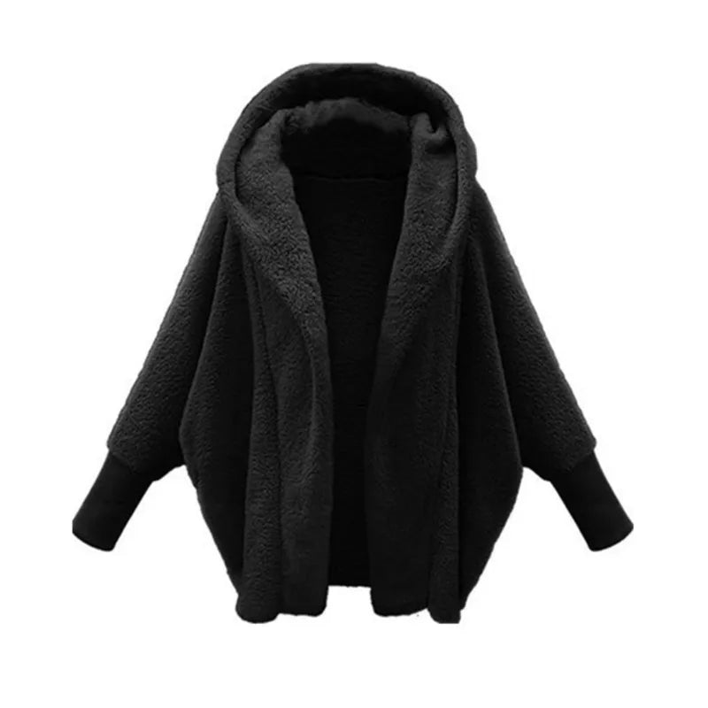 Marisette Open Front Fleece Coat