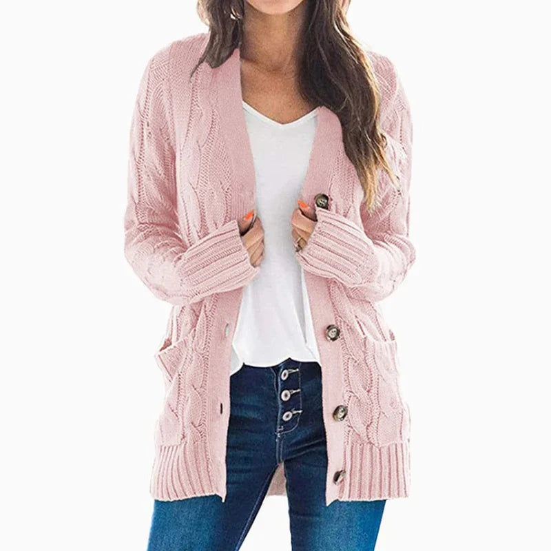 Briallen Cable Knit Cardigan