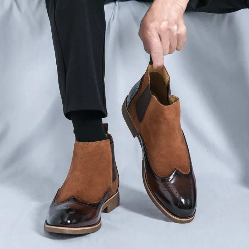 Emory Wingtip Chelsea Boot
