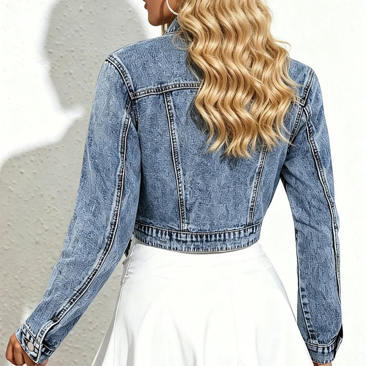 Nadine Cropped Denim Jacket