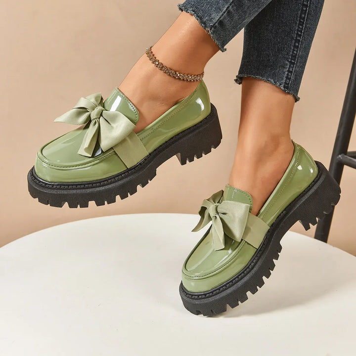 Soana Bow Rise Platform Loafers