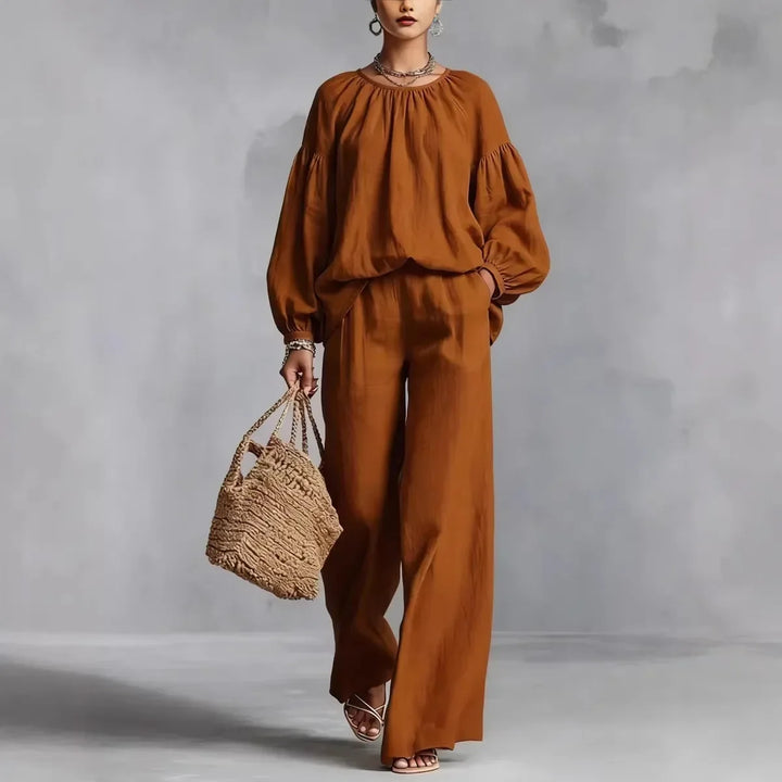 Gemma Lantern Sleeve Trouser Set