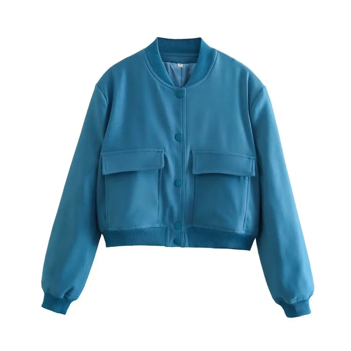 Priscilla Cropped Bomber Jacket
