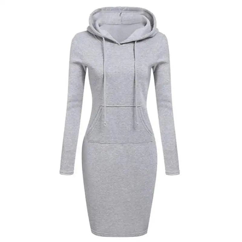 Harlan Hooded Sweatshirt Dress