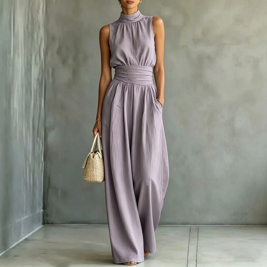 Eva Sleeveless Wide Leg Jumpsuit