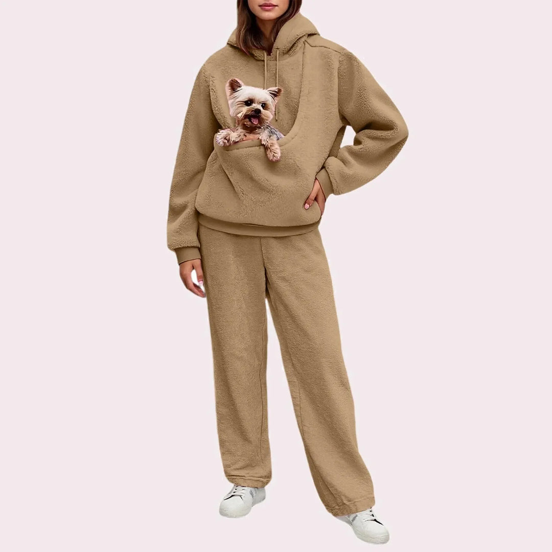 Wren Pet Pocket Hoodie Set