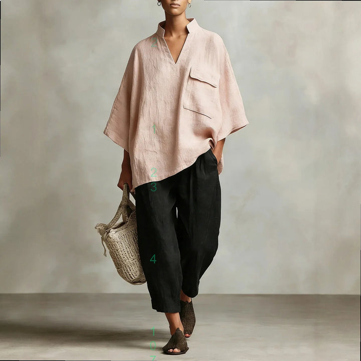 Monica Poncho Co-Ord Set
