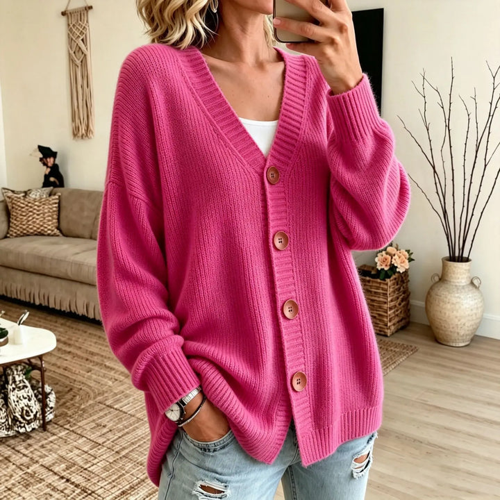 Adalyn Ribbed Trim Sweater