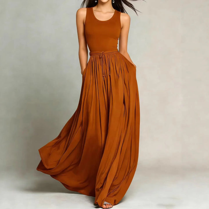 Romilly Elegant Flowy Maxi Dress