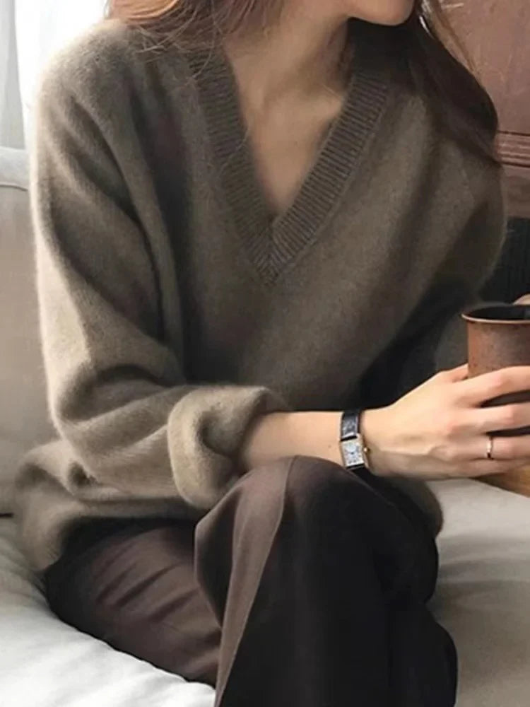 Odalys Casual V-Neck Sweater
