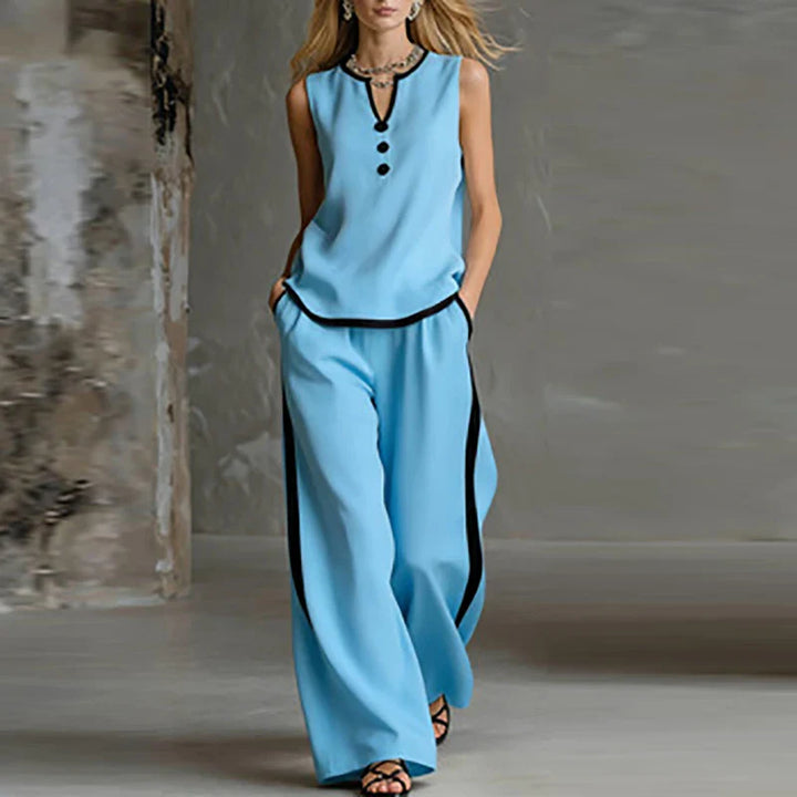 Saskia Sleeveless Two Piece Set