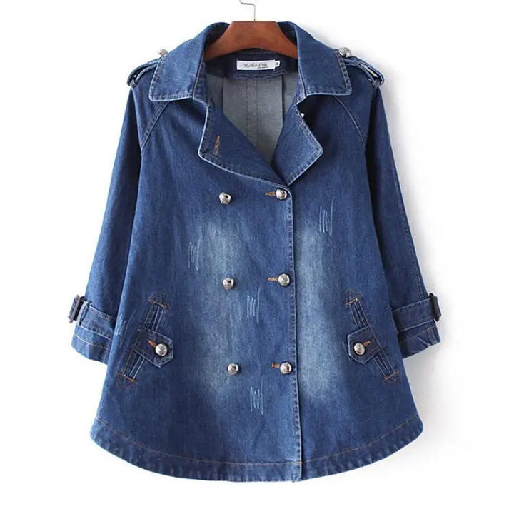 Claire Denim Cape Jacket