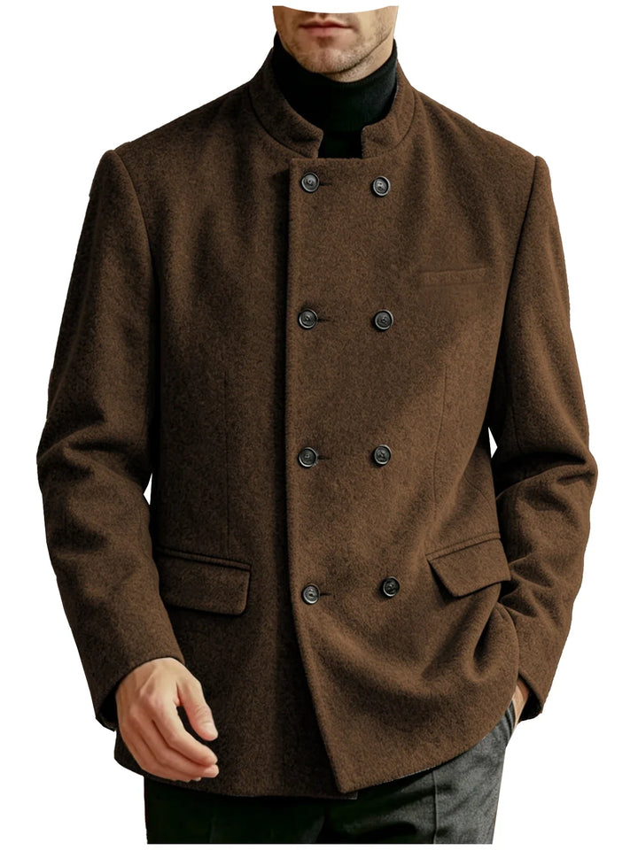 Dawson Mandarin Collar Coat