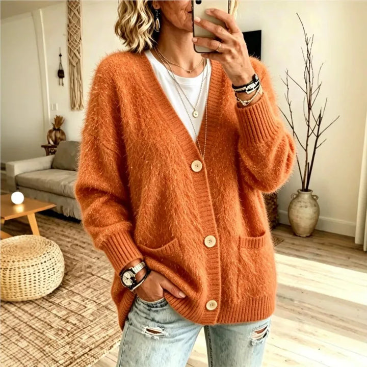 Sabine Button Front Cardigan