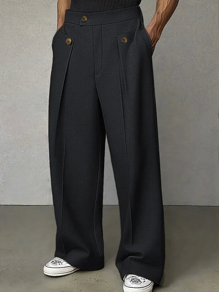 Cormac Button Tab Trousers
