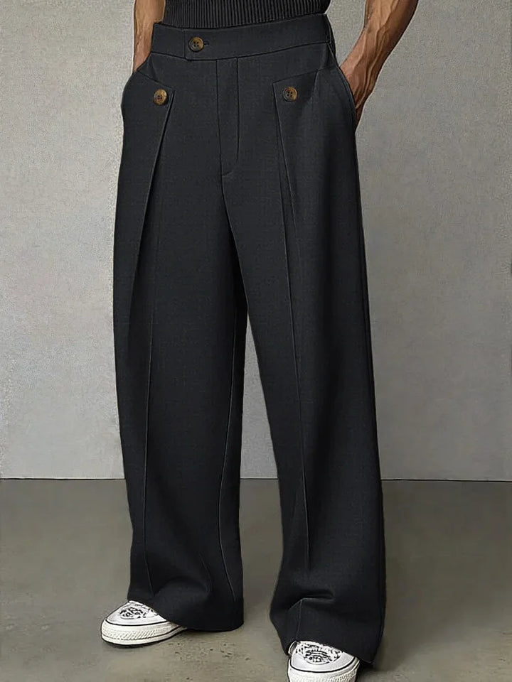 Cormac Button Tab Trousers