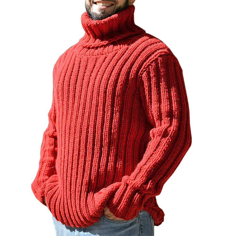 Emory Ribbed Turtleneck Sweater