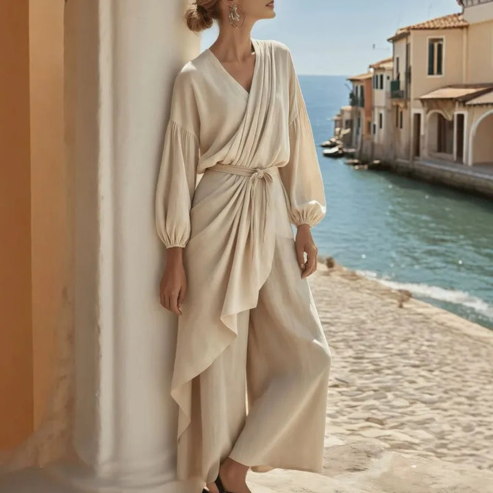Marisol Wrap Front Jumpsuit