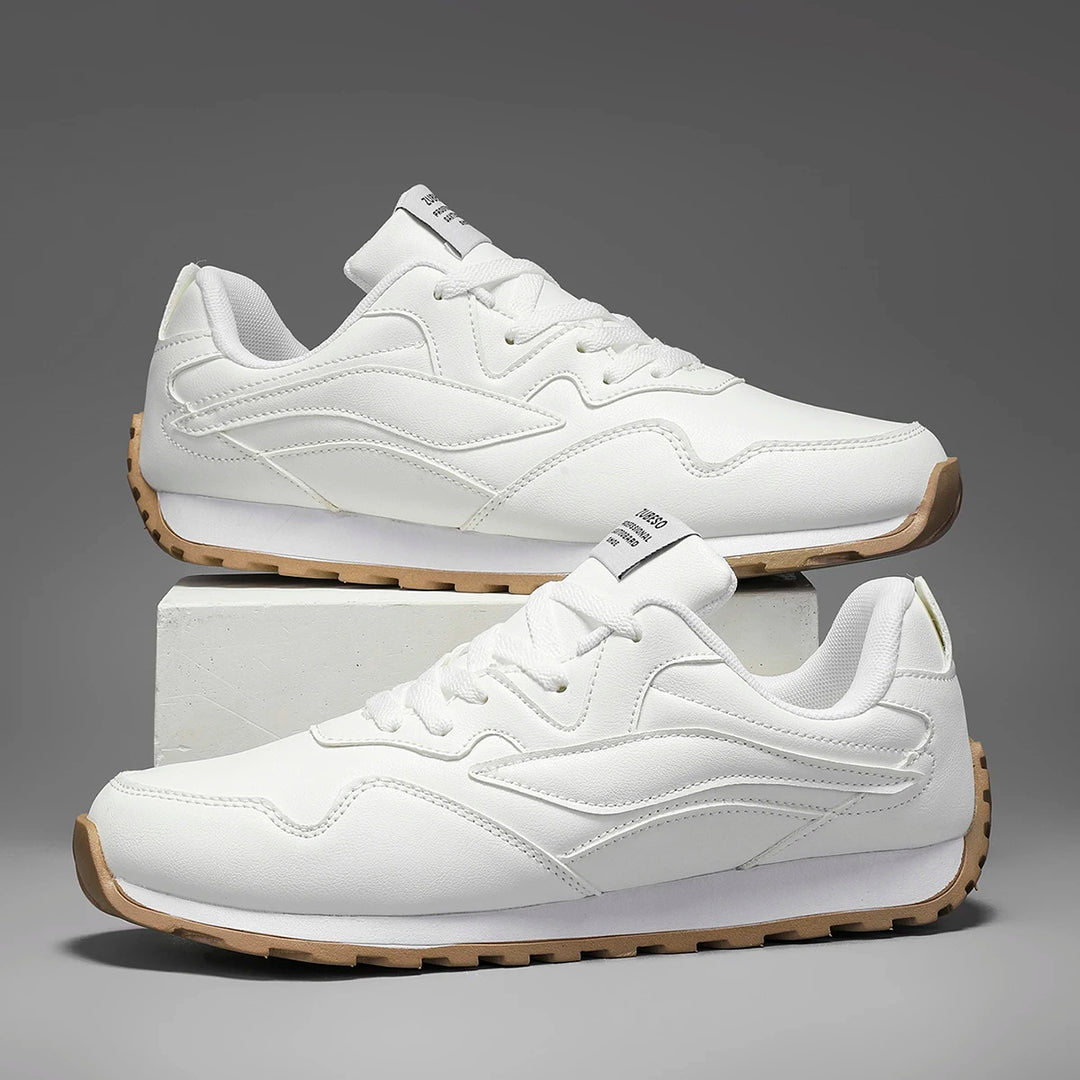 Oslo Lightweight Leather Trainers