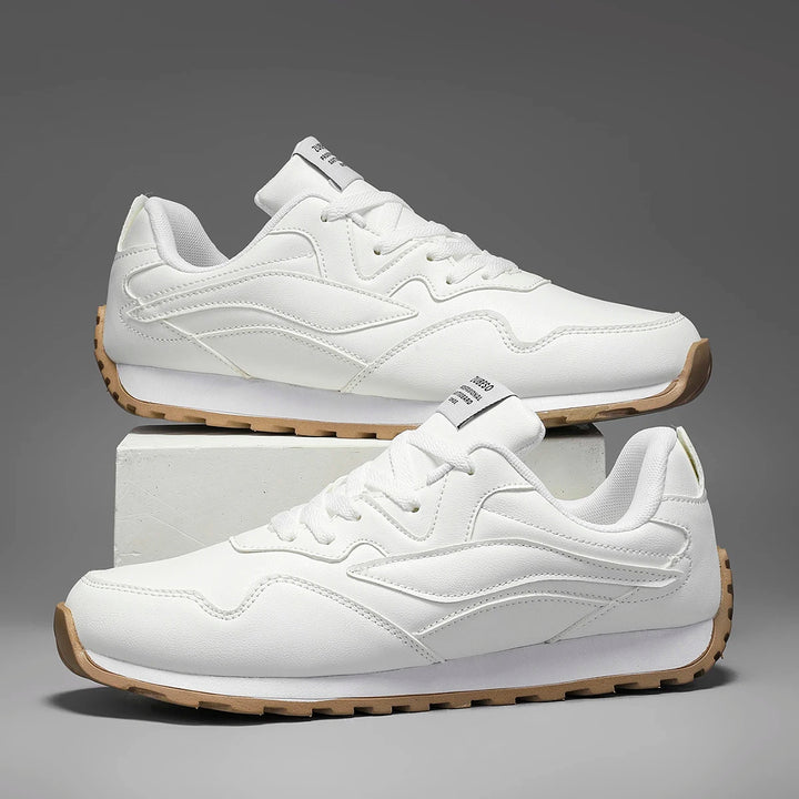 Oslo Lightweight Leather Trainers