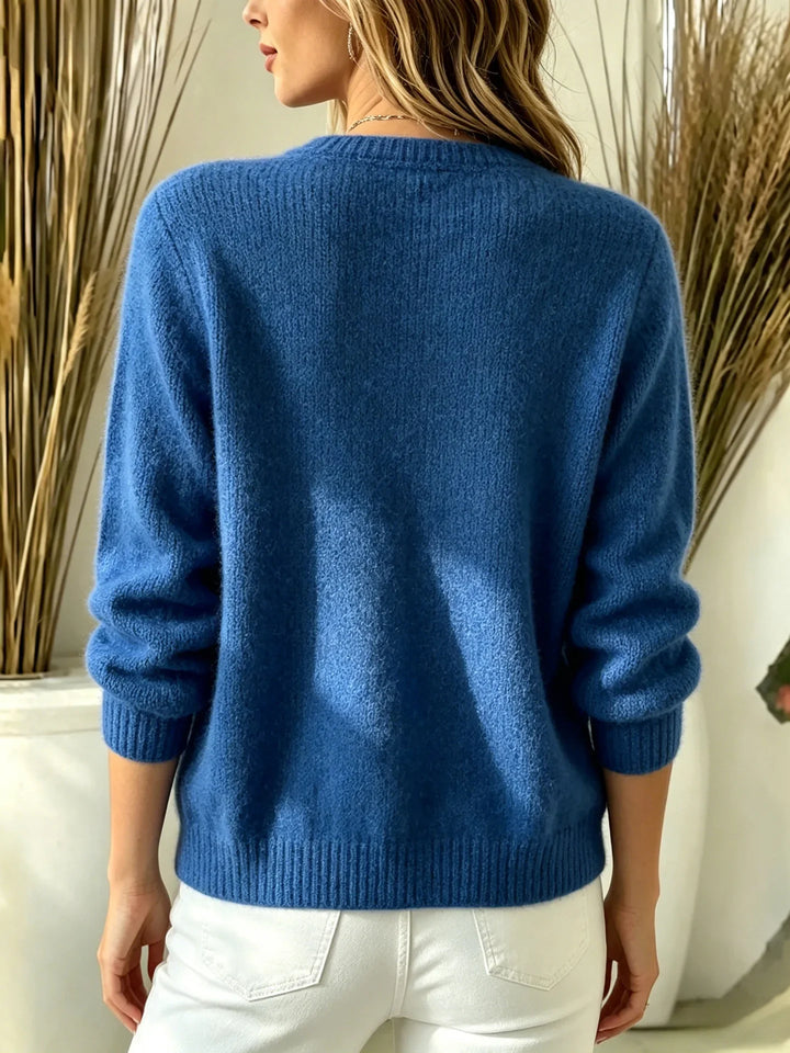 Corinne Button Front Cardigan